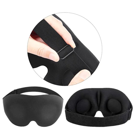 3D Black Sleep Mask